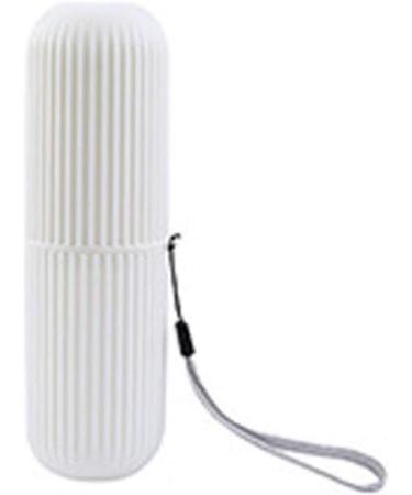 Portable Travel Toothbrush Holder - Simple White Toothbrush & Mouthwash Storage - Buy Online on GoSupps.com