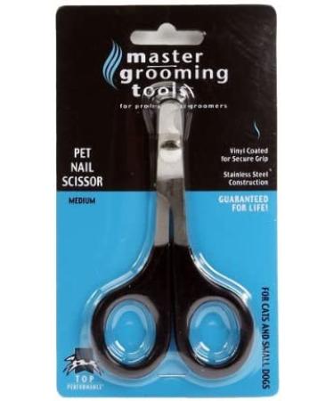 Master Grooming Tools Stainless Steel Pet Nail Scissors - Medium Size for Cats and Birds - Buy Online on GoSupps.com