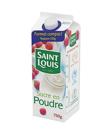 Saint Louis Powdered Sugar 750g (pack of 6)