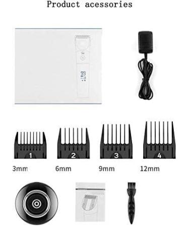 Rechargeable Hair Clippers for Men - Cordless Hair Cutting Kit with 4 Guide Combs & Charging Stand for Family Use - Buy Online on GoSupps.com