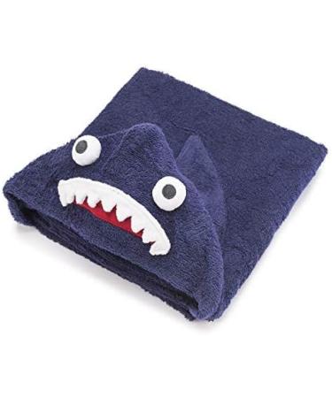All Kids United Eco-Friendly Cotton Baby Hooded Towel | 100% Certified - 76x76 cm | Soft Blue Bath Towel for Infants & Children - Buy Online on GoSupps.com