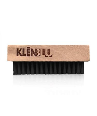 Gentle Suede Cleaning Brush for Shoes by Klenblu - Premium Soft Bristle Wooden Shoe Care Brush for Suede, Nubuck, Canvas, Primeknit & Delicate Textiles (1 Pack)