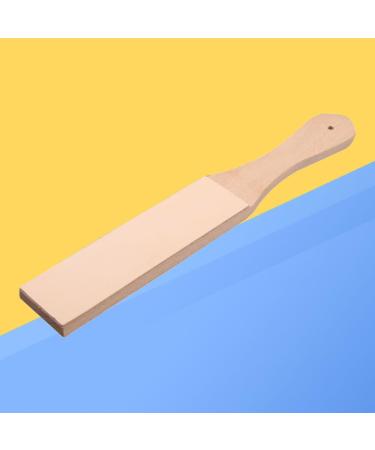 Angoily Leather Strap Razor Sharpener Whetstone - Premium Wooden Sharpening Board for Straight Razors | International Shipping Available - Buy Online on GoSupps.com