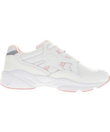Propet Stability Walker Diabetic Shoe White/Pink 10.5W - Medicare/HCPCS A5500 - Buy Online on GoSupps.com