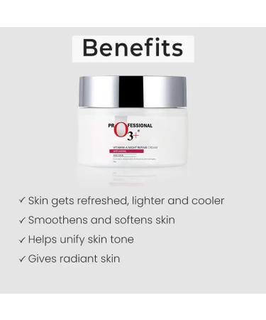 Dermal Zone Vitamin-A Night Repair Cream - 50g for Youthful Skin | International Shipping Available - Buy Online on GoSupps.com