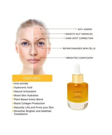 Pedia Advanced Collagen Boost Serum - Firm Skin, Reduce Wrinkles & Dark Spots | Hyaluronic Acid Anti-Aging Formula - 2Pcs - Buy Online on GoSupps.com