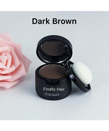 Finally Hair Dark Brown Dab-on Hair Fibers - Hair Loss Concealer & Gray Away Touch Up for Hairline, Eyebrows, and Beard - Instantly Covers Gray Hair - Buy Online on GoSupps.com