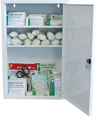 Empty First Aid Metal Cabinet - 30x46x14cm | Safety First Aid Group - Buy Online on GoSupps.com