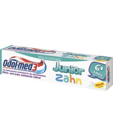 Odol-Med 3 Junior Toothpaste for 6+ year old children 50 ml (pack of 3)