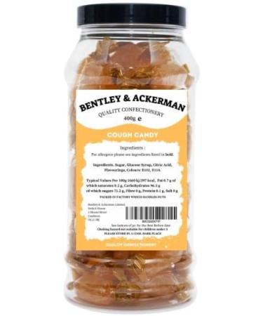 Cough Candy Original Retro Boiled sweets (440g) Soothing Relief in a Gift Jar - by Bentley & Ackerman's Sweet Shop. - Buy Online on GoSupps.com