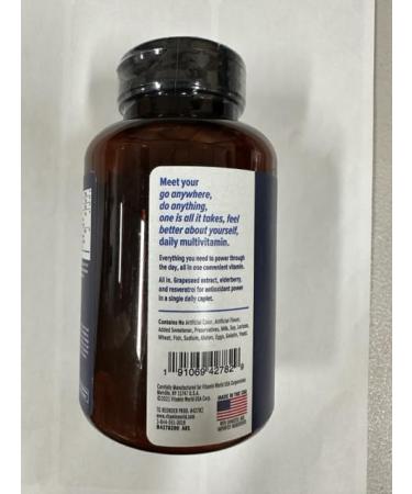 Vitamin World Ultra 360 Men's Multi One Daily - Comprehensive Daily Multivitamin for Men - Buy Online on GoSupps.com