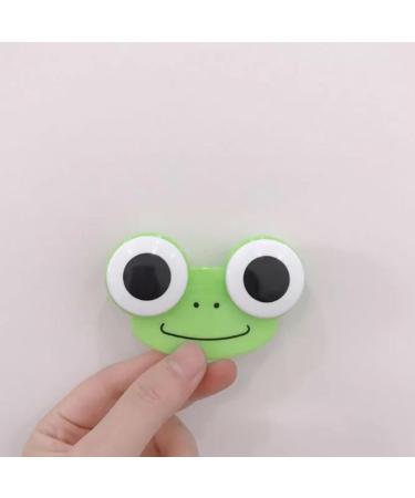 Buy Hperu Cartoon Frog Contact Lens Case - 3pcs Cute Animal Holder for Lenses | International Shipping Available - Buy Online on GoSupps.com