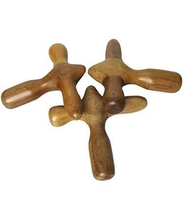 GROCKSTR Foot Massage Wooden Stick Tool | Hand Foot & Full Body Relaxation Massage Tool for Ultimate Comfort - Buy Online on GoSupps.com