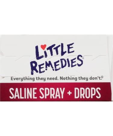 Little Remedies Noses Saline Spray Drops 1 Fl Oz (Pack of 2) - Buy Online on GoSupps.com