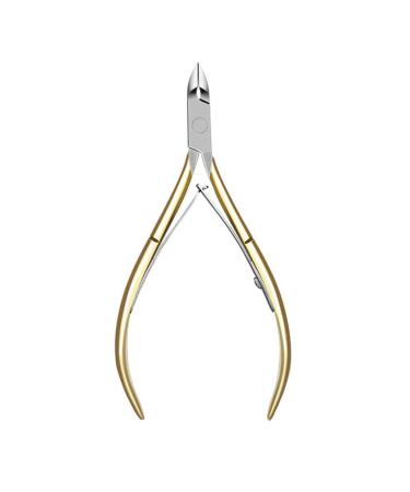 WolFum Stainless Steel Cuticle Nipper Professional Remover Scissors Finger Care Manicure Nail Clipper WolFums (Color : D Size : Talla nica) D Talla nica