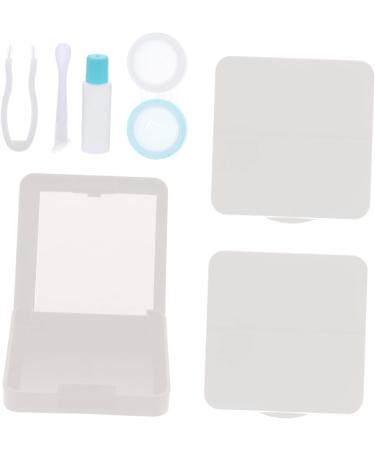 Ultechnovo 9-Sentence Contact Lens Container Set | 3PCS Case with Applicator & Removal Tool | Compact Lens Tank with Mirror - Ideal for Travel - Buy Online on GoSupps.com