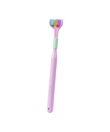 Soft Toothbrush for Adults | Extra Soft V-Shape Brush with Non-Slip Handle | Cypeason Lila - Optimal Dental Care & All-Round Cleaning - Buy Online on GoSupps.com