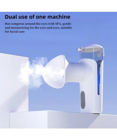 ELIXIROUGE Heated Eye Mist Sprayer Portable Eye Steamer for Dry Eye Relief Warm Compress Eye Device Rechargeable Eye Moisturizer for Tired Eyes and Eyelid Care - Buy Online on GoSupps.com