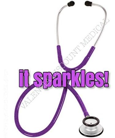 Buy Prestige Medical Clinical Lite Stethoscope - Purple Sparkles | International Shipping Available - Buy Online on GoSupps.com