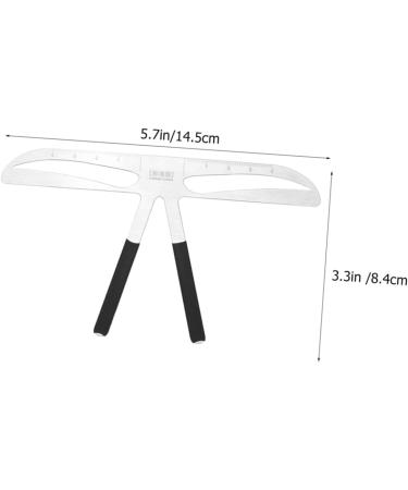 WOFASHPURET Eyebrow Ruler for Girl Stainless Eyebrow Position Ruler Tool Measuring Ruler Eyebrow Marks Portable - Buy Online on GoSupps.com