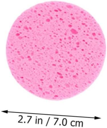 FRCOLOR 60 Pcs Exfoliating Cleansing Pads - Wood Pulp Facial Scrub Sponges for Deep Clean & Foaming Wash - Pink Facial Care Tools - Buy Online on GoSupps.com