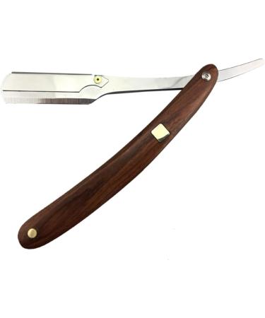 Buy Minkissy Foldable Razor - Safe Hand Razor with Interchangeable Blades for Men & Hairdressers - Bamboo Straight Razor - Buy Online on GoSupps.com