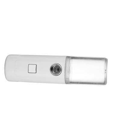 WOONEKY 1pc Sprayer Hydrating Humidifier Face Steamer Cleaner Mini USB Humidifier White