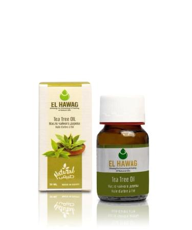 Natural Tea Tree Oil 1 fl oz Pure Egyptian Essential Oil for Skin Care Amber Glass Bottle