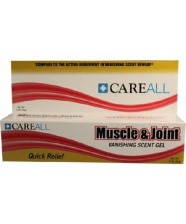 CareALL Muscle & Joint Gel 2.5% Menthol 3 oz.