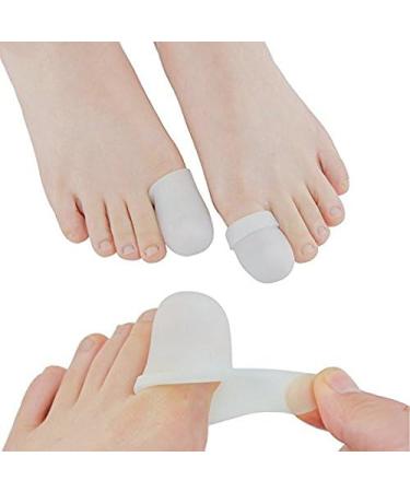 JIAHAO Silicone Gel Big Toe Cap Protector (1 Pair) - Foot Pain Relief & Toe Nail Protection - Prevent Friction Injuries, Bunions, Blisters, Corns & Calluses - Ingrown Toe Nails - Foot Care Solution - Buy Online on GoSupps.com