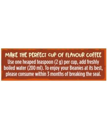 BEANIES Flavor Instant Coffee Powder CREAMY CARAMEL Hot and Cold Coffee makes 25 cups of 100 Arabica lightly roasted coffee 50 g Bottle creamy caramel - Buy Online on GoSupps.com