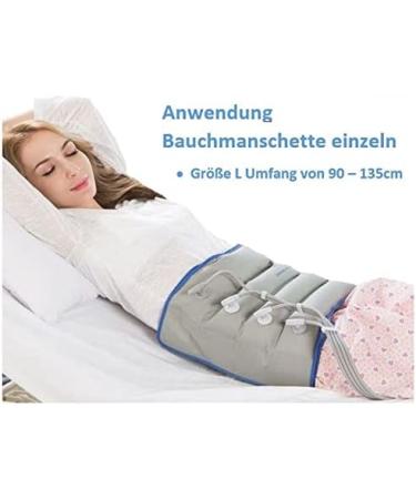 Rijar I-Press4 Lymphatic Drainage Device for Legs & Abdomen - Size L | Home Use & Physiotherapy - Buy Online on GoSupps.com