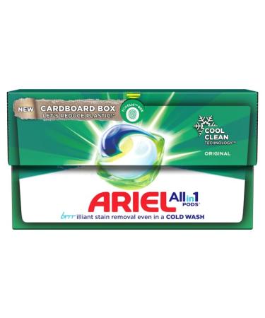 Ariel All-in-1 PODS || Laundry Detergent Washing Liquid Tablets/Capsules || Removes Tough Stains & Odours || PMP (Pack of 8)