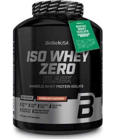 Buy Biotechusa Iso Whey Zero Black - Premium Chocolate Protein with Creatine Zinc & Vitamins | 90% Protein | Sugar-Free Lactose-Free Gluten-Free | 2270g - Buy Online on GoSupps.com