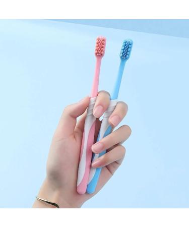 Ad-bcrbgen 1pc Concave Soft Bristle Orthodontic Toothbrush - Portable Travel Brush for Deep Cleaning Dental Care (Pink) - Buy Online on GoSupps.com