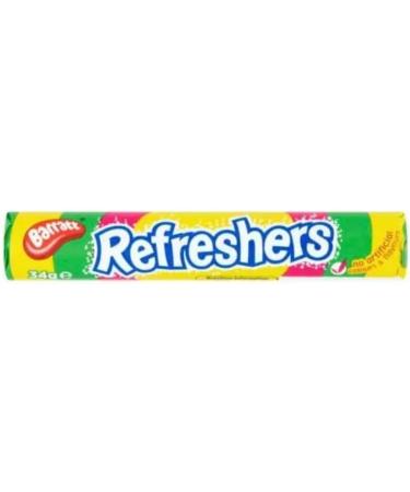 Barratt Refreshers Fruity Flavour Fizzy Sweets - 5 x 34g Candy Rolls Multipack - Buy Online on GoSupps.com