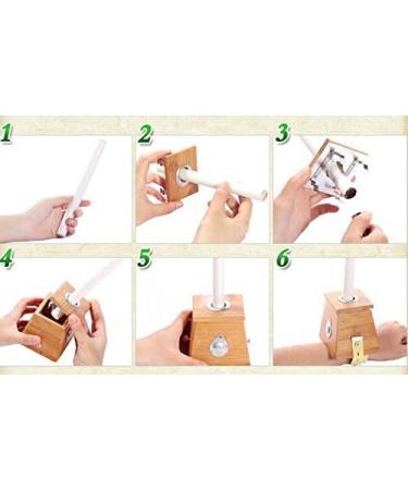 Winterworm Bamboo Healing Box for Moxa Moxibustion Medicine Therapy (One Hole) One Hole- - Buy Online on GoSupps.com