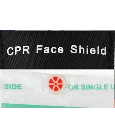 CPR Face Shields 5 Pcs Resuscitation Masks Keychain for First Aid Training (Black) - Buy Online on GoSupps.com