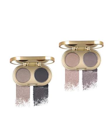 Eyebrow Powder Palette - Waterproof Non-Smudge Eye Brow Makeup Kit (Light Brown & Dark Brown) - Professional Cosmetics - Buy Online on GoSupps.com