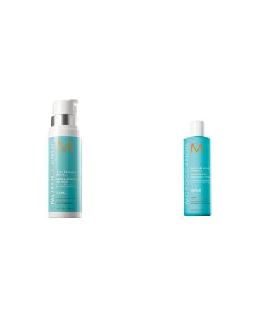 Moroccanoil Curl Defining Cream 250 ml (1 pack) Bundle with Regenerating Shampoo