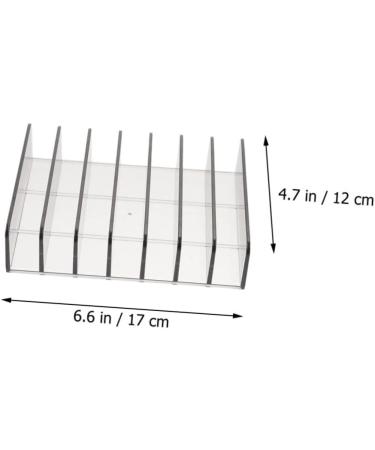 FRCOLOR Acrylic Eyeshadow Tray Storage Box Makeup Desktop Organizer Vanity Makeup Organizer Lipstick Stand Cosmetic - Buy Online on GoSupps.com
