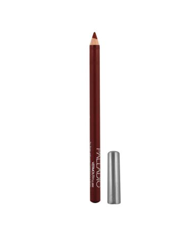 Palladio Wooden Lip Liner Pencil - Smooth & Hydrating Formula for Perfectly Outlined Lips - Long Lasting Vermouth Shade - 1 Count - Buy Online on GoSupps.com