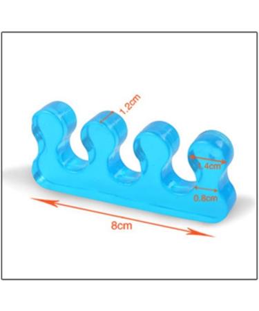 Gel Toe Separators & Correctors for Overlapping Toes | Bunions, Hammer Toe & Foot Pain Relief - 5 Pack - Buy Online on GoSupps.com