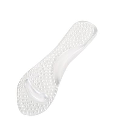 Silicone High Heel Cushion Inserts Gel Sandal Insoles High Arch Support Pads Shoe Pump Cushions Ball of Foot Inserts for Women Men Clear