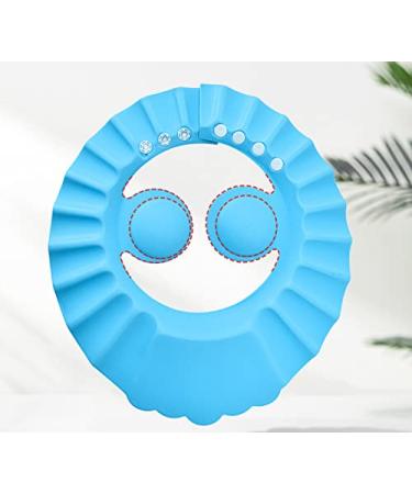 Kangwell Shower Cap with Earshield Visor | Adjustable Bathing Protection Cap for Elderly, Pregnant & Disabled Patients (Blue) - Buy Online on GoSupps.com