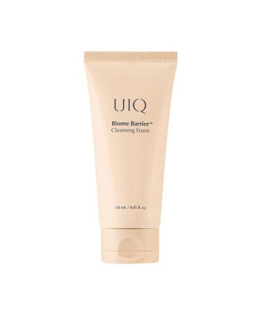UIQ Biome Barrier Cleansing Foam 4.05 fl.oz | Korean skincare - pH balancing foam cleanser with hypoallergenic formula - Gel cream type moisturizing facial cleanser for sensitive skin