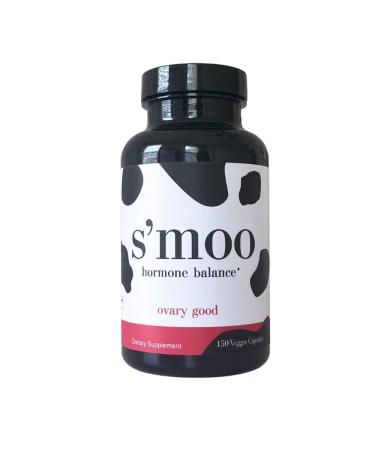 S moo Ovary Good - Capsules | 7-in-1 PCOS Supplement | Myo-Inositol Blend | Hormone Balance for Women | Fertility Supplements for Women | Ovarian Health (30 Day Supply)