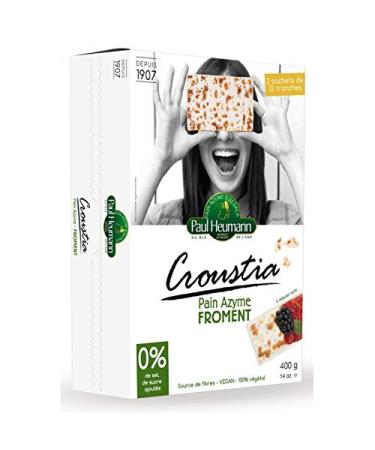 Paul Heumann - Croustia Bread Azyme Wheat 400 g - Pack of 3