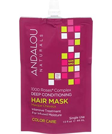 Andalou Naturals 1000 Roses Hair Care Mask - Nourishing & Hydrating - 1.5 Fl Oz - International Shipping Available - Buy Online on GoSupps.com