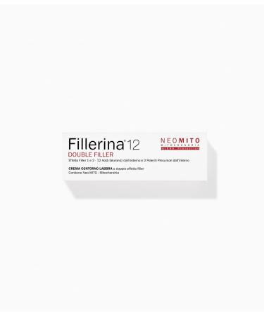 Laboratory Fillerina 12 DOUBLE FILLER Neo Mito cream for the lips with filler effect and nourishing grade 5 15 ml